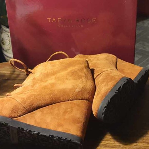 Tan Marta Suede Ankle Boot - Picture 5 of 6